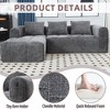 MOONMISS 98.42-inch modular sectional sofa, modern modular L-shaped sofa with chaise longue - 2 of 4