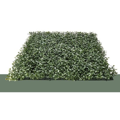 UV Resistant Green Artificial Boxwood Panels for Indoor/Outdoor Decor