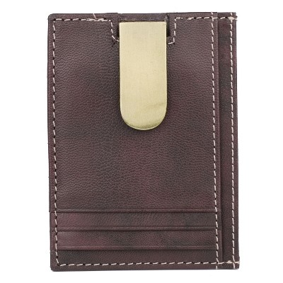 J. Buxton Hunt Front Pocket Wallet RFID Blocking Money Clip
