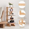 Attop 5-Tier Wooden Small Bookshelf for Small Spaces – Compact Freestanding Bookcase Organizer for Small Spaces – Space-Saving Storage Shelf - 4 of 4