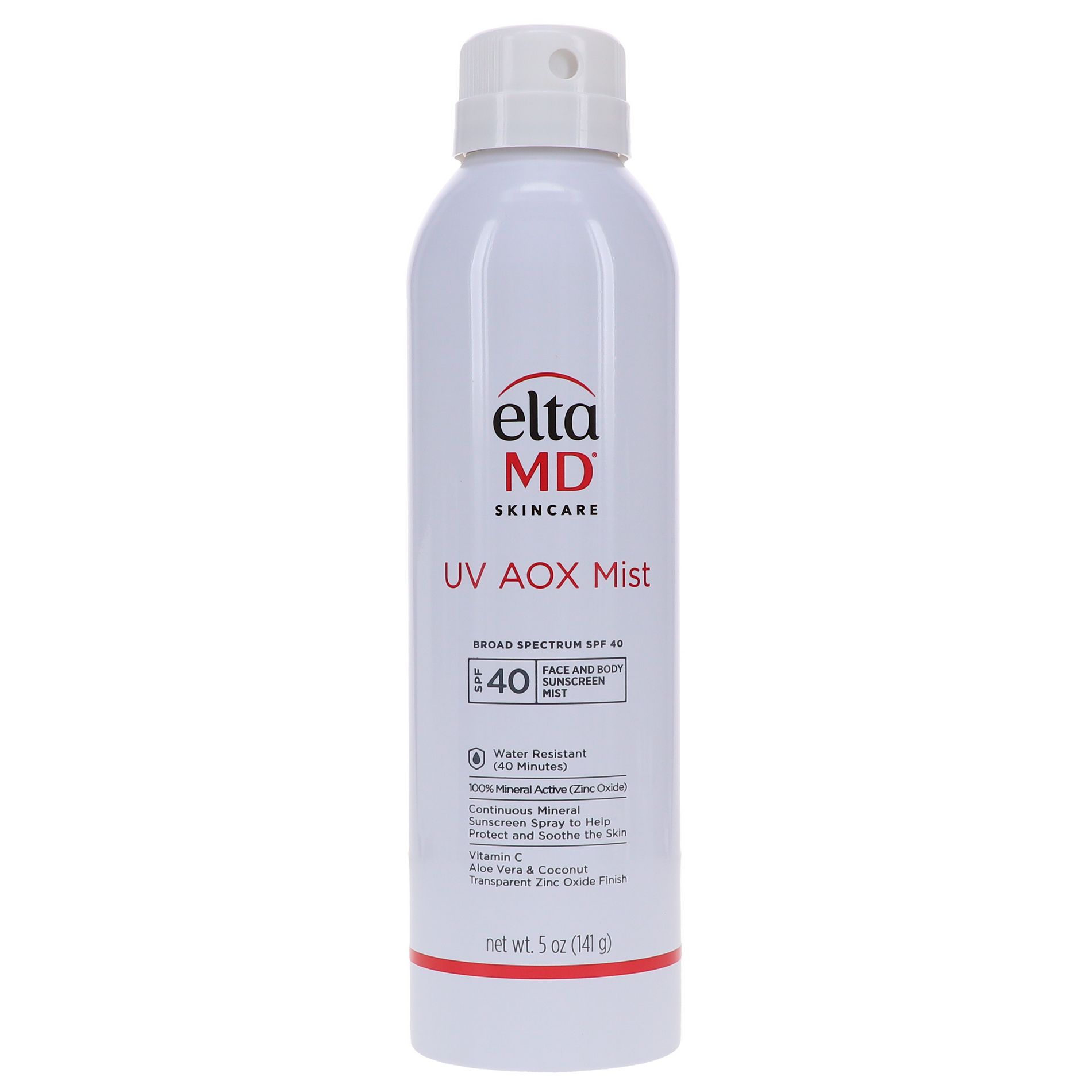 EltaMD UV AOX Mist Broad Spectrum SPF 40 Face and Body Sunscreen 5 oz