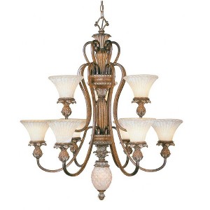 Livex Lighting Savannah 3 - Light Flush Mount in  Venetian Patina - 1 of 4