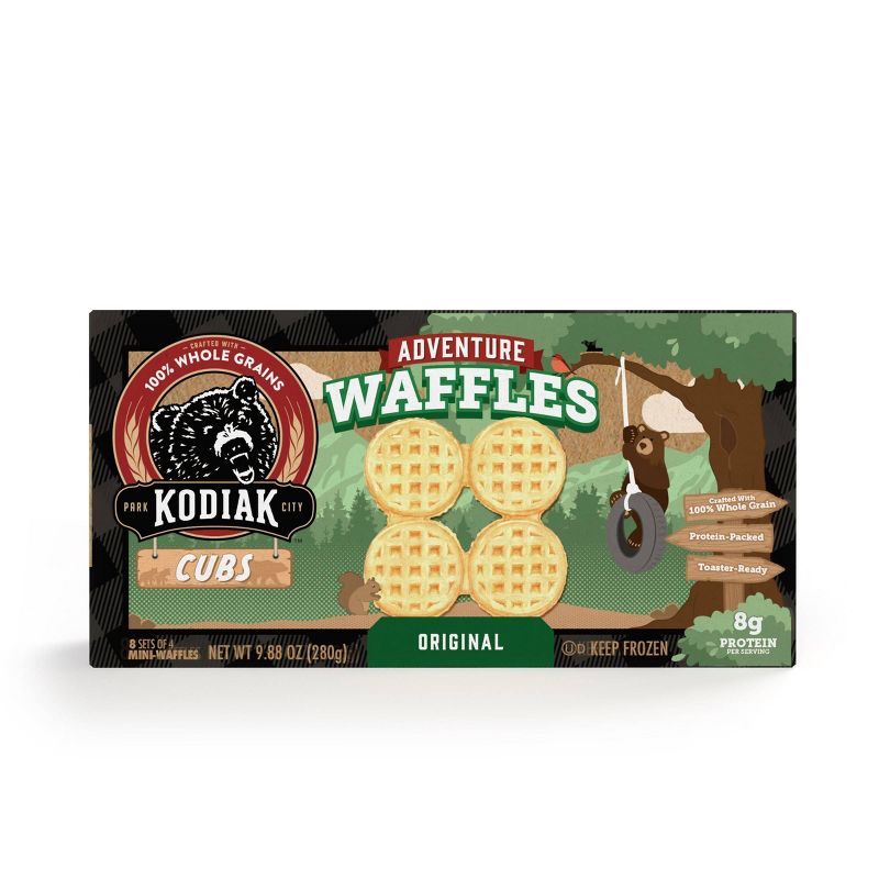 Kodiak Cubs Adventure Original Frozen Waffles - 9.88oz/8ct, 1 of 10