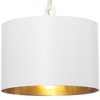 Crystorama Lighting Alston 1 - Light Chandelier in  Matte White/Antique Gold - 3 of 4