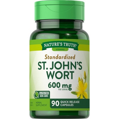 Nature's Truth St Johns Wort 600mg | 90 Capsules