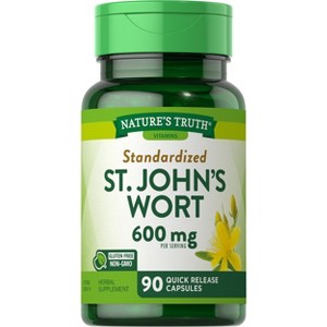 Nature's Truth St Johns Wort 600mg | 90 Capsules - 1 of 4