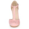 Allegra K Women's Rounded Toe Stiletto High Heel T-Strap Dress Pumps - 2 of 4