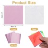 Unique Bargains Glossy Texture Square Party Aluminum Foil Candy Wrappers 100 Pcs - 2 of 4