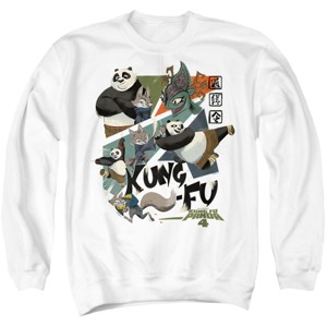 Kung Fu Panda 4 Kung Fu Collage Adult Crewneck Sweatshirt - 1 of 4