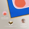 Art Remedy A Loner sun Modern Color Block Abstract Wall Art Framed - 4 of 4