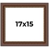 PosterPalooza | Traditional Brown Picture Frame - UV Acrylic, Backing Board, Hanging Hardware Included - 2 of 4