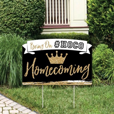 Big Dot of Happiness HOCO Dance - Homecoming Yard Sign Lawn Decorations - Bring On HOCO Party Yardy Sign