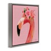 Stupell Industries Floral Flamingo Pink Portrait, 18" x 18" - 3 of 4
