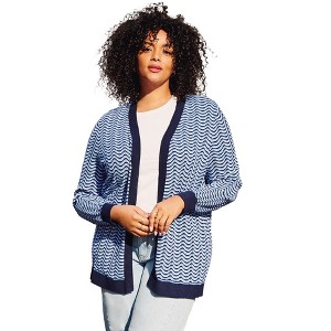 Avenue Poet Sleeve Open Cardigan Sweater - 1 of 2