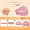 Tiara-Shaped Convertible Dog Bed And Sofa - 22.8"¡Á18.8"¡Á15.7" - 2-in-1 Luxurious Pet Bed With Plush Cushion And Machine-Washable Cover - 4 of 4