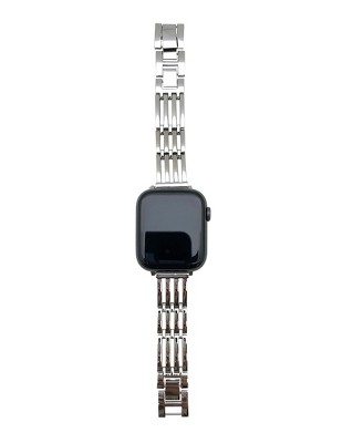 Olivia Pratt Silver Thin Bracelet Style Apple Watch Band 38mm : Target