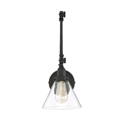 Savoy House Drake 1 - Light Swing Arm Lamp in  Matte Black