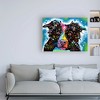 Trademark Fine Art -Dean Russo 'Border Collie 3' Canvas Art - 3 of 3