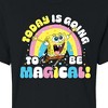 Women's - SpongeBob SquarePants - Today Is Going To Be Magical Cropped Graphic T-Shirt - 2 of 4