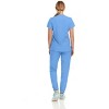 Hey Collection Womens Stretch V-Neck Jogger Scrubs Set, Medical Nursing Tops with Four Pocket Pants - 2 of 4