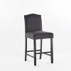 Ridstar Set of 2 Counter Height Barstools For Living Room, Bedroom & Bar-Grey - 2 of 4