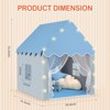 SUGIFT Kids Play Tent House with Lights Large Indoor Outdoor Playhouse with Cotton Mat Breathable Fabric - 4 of 4