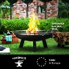 Good Directions Porto 32" Steel Outdoor Fire Pit Black - 4 of 4