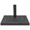 VidaXL Parasol Base Resin Square Black 41.9 lb - 2 of 4