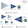 Big Dot of Happiness Hanukkah Menorah - Triangle Chanukah Holiday Party Photo Props - Pennant Flag Centerpieces - Set of 20 - 3 of 4