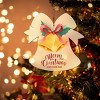 20PCS Unfinished Paintable Blank Wooden Christmas Festival Decoration Ornaments 5 Designs Xmas Tree Hanging Wood Slices DIY Art Crafts - 2 of 4