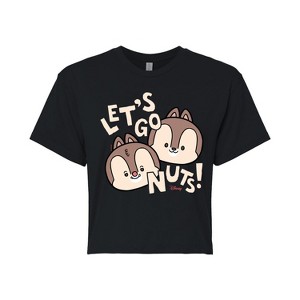 Women's - Disney - Let's Go Nuts Cropped Graphic T-Shirt - 1 of 4