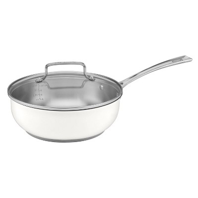 Cuisinart Classic 12 Stainless Steel Everyday Pan With Cover - 8325-30d :  Target