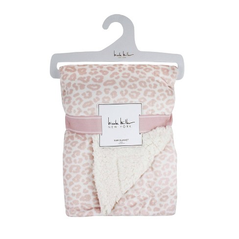 Hudson baby printed mink online blanket with sherpa backing