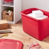 18gal Non-Latching Tote Red - Brightroom™ - image 2 of 4