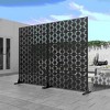 MAYEERTY 71x47 Simple and modern outdoor decorative screen partition - 2 of 3