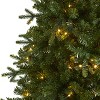 6ft. Fir Artificial Christmas Tree with 250 Clear LED Lights – Classic Seasonal Holiday X-Mas Glow - 4 of 4