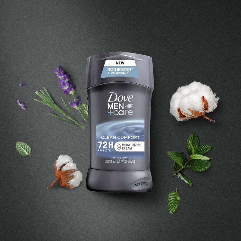 Dove Men+Care 72-Hour Antiperspirant &#38; Deodorant Stick - Clean Comfort - 2.7oz, 3 of 14