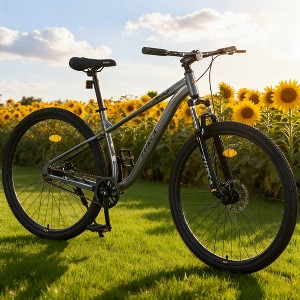 KWPZQEB 29 Inch Wheels Single Speed Mountain Bike, Outdoor Cycling Bike with Steel Frame & Suspension Fork, Outdoor Bicycles with Dual Disc Brakes - 1 of 4