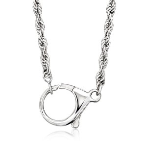 Ross-Simons Sterling Silver Rope-Chain Lobster Clasp Necklace - 1 of 2