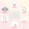 Unique Bargains Velvet Portable Earrings Bracelets Snap Button Jewelry Storage Bag 12 Pcs - 4 of 4