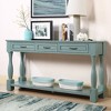 NicBex Retro Console Table for Entryway,Long Entryway Table with 3 Drawers & 1 Bottom Shelf,Sofa Table for Living Room,Entrance,Hallway - 3 of 4