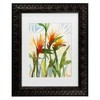 Trademark Fine Art Sheila Golden Birds of Paradise Matted Framed Art - 2 of 4