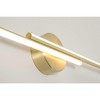 AFX Ella 2 - Light Vanity in  Satin Brass - image 3 of 4