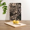 Marta Barragan Camarasa Wild abstract jungle on black Rectangle Cutting Board - Deny Designs - image 3 of 3