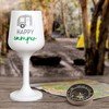 Pavilion Gift Company - Happy Camper - 13 oz Silicone Stemmed Wine Glass - Drinkware - 2 of 4