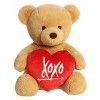Aurora Valentines 15" Xoxo Bear Brown Stuffed Animal - 2 of 4