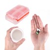 Unique Bargains 8 Grids 3 Fold Pill Case 1 Pc - 4 of 4