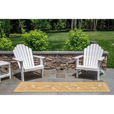 Sand Dragonfly Flat Woven Indoor/Outdoor Rug
