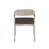 Montana Dining Side Chair Light Barnwood - Boraam: Acacia Wood Frame, Faux Leather Cushion, Rustic Farmhouse Style - 4 of 4