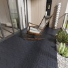 GlasFlength Carpet Tiles 44 Pack 12" Interlocking Deck Tiles, New Style, DIY Flooring for Patio Poolside Balcony Backyard, Gray, 12"*12"*0.8" - 2 of 4